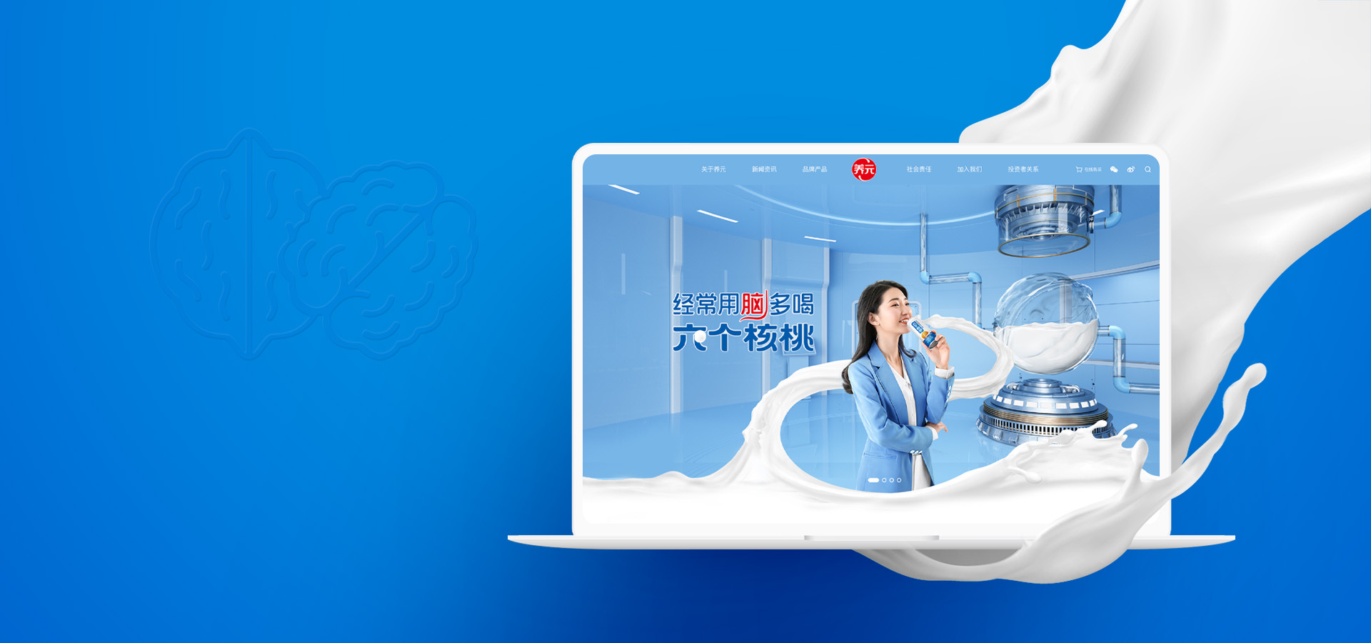 六个核桃 企业官网升级项目展示